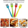 Pastry Basting Brush, Silicone Heat Resistant Sauce Butter Oil Baking Cooking Brush Silicone Brush Bbq Brush Silicone Brush Diy Baking Tool(4pcs Z