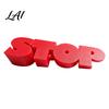 Decorative Office Desk Decor 3D Printed Door Stopper for Bottom of Door STOP Letter Non-Slip Stop Heavy Duty Floor Holder Wedge Home Office Doorstop