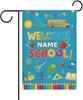 Custom Back to School Garden ag for Outdoor, Personalized First Day of School Yard ag with Your Classroom, Customized