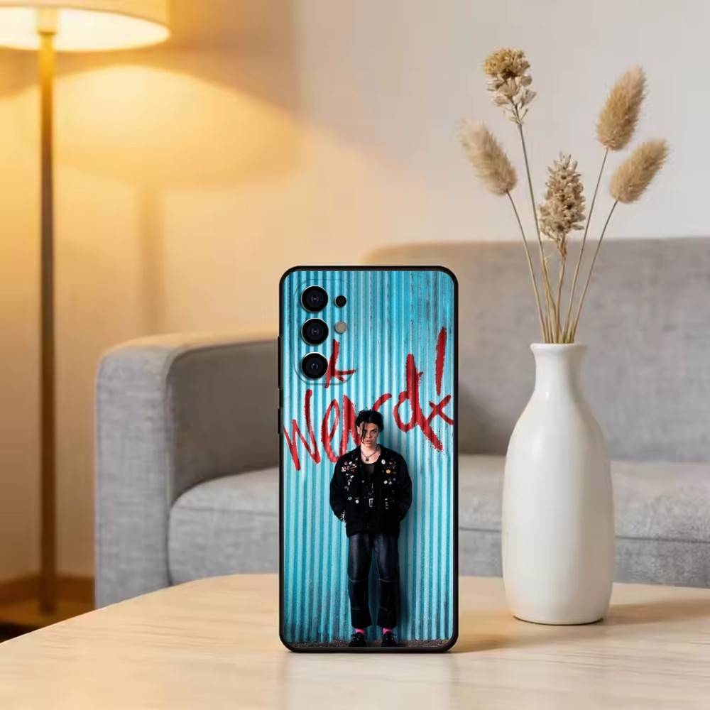 Чехол для телефона S-Singer Y-Yungblud Черный Силикон Мягкий Для Samsung S25,S24,S21,S22,S23,S30,Ultra,S20,Plus,Fe,Lite