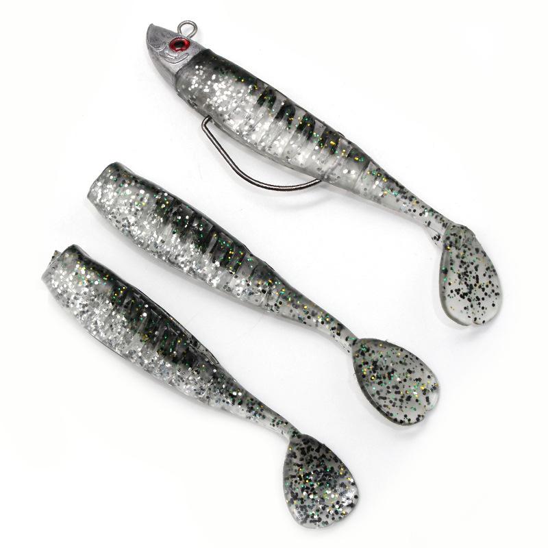 HOWELL New Arrival 130mm 5.1in 26g Fishing Lures Bait Artificial Soft Lead PVC Silicone Rubber Tackle
