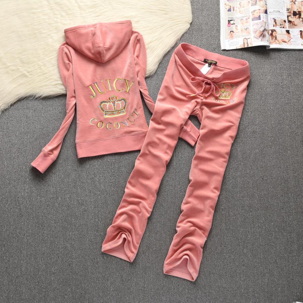 Women's Trendy Embroidered Velvet Hoodie & Wide-Leg Pants Set for Work, Casual, or Athletics