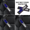 For Lada 1/2PCS Car Styling Leather Seat Belt Shoulder Cover Protection Padsor Accessories Samara Niva Vesta Granta Riva Priora PP4