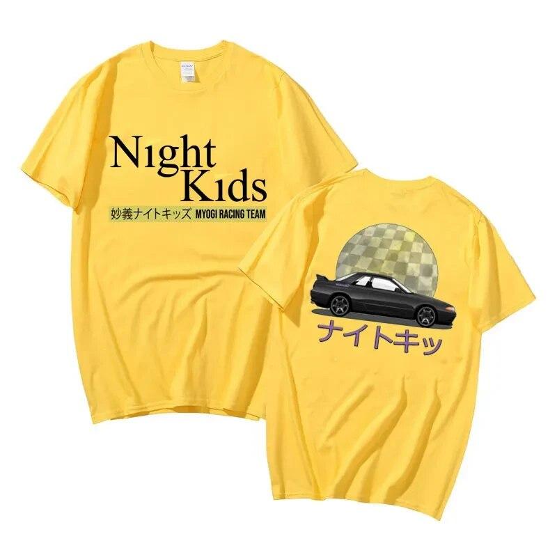 Летняя футболка унисекс, японское аниме, 90-е годы, Drift AE86, начальные футболки с принтом D, топы Y2k, женская хлопковая футболка с коротким рукавом, футболки унисекс