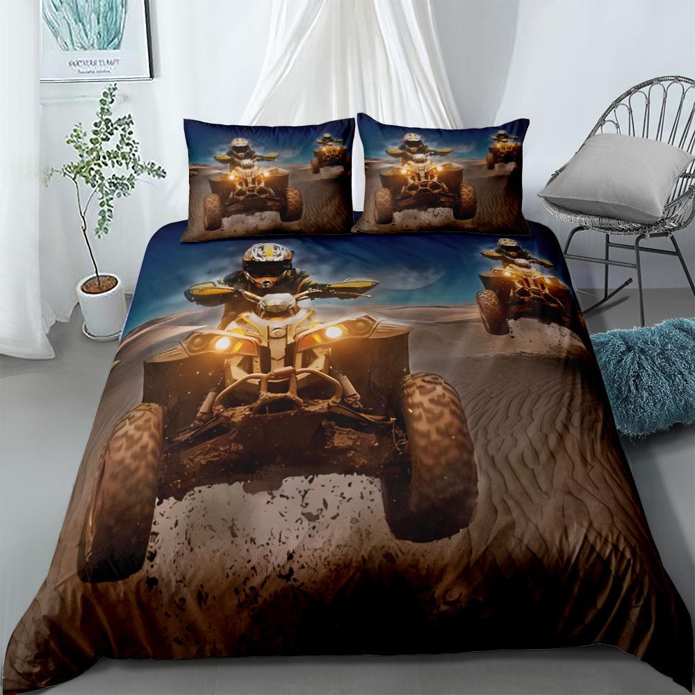 Fast F1 Duvet Cover Set UK Single Double Queen US Twin Full King Size Bed Linen Set