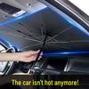 Выдвижной автомобильный солнцезащитный зонт: Защита от УФ-излучения и теплоизоляция для лобового стекла