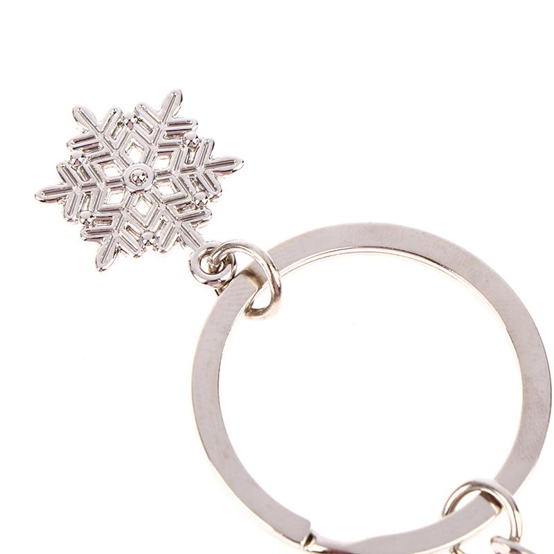 Серебряный цвет коньки снежинка кулон брелок для ключей катание на коньках брелок