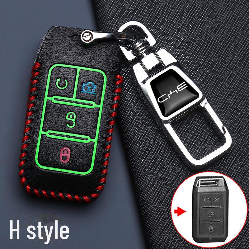 Роскошный чехол для ключа для автомобилей BYD: Модели Qin, Song Pro, Han, Dolphin, Yuan, UP, Seal и Seagull