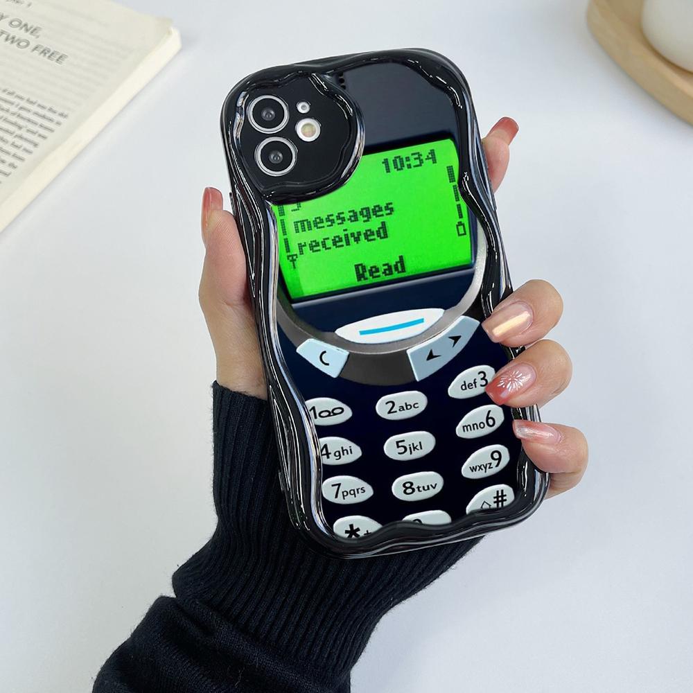 Ae95 Ретро дизайн телефона Художественные защитные чехлы для телефонов для Samsung S23 S24 Ultra A55 A14 A25 A13 Infinix Hot 40 Pro Tecno Spark 20C Wave Задняя крышка из ТПУ