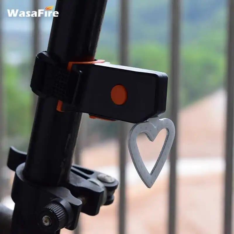 Bike Rear Light Heart Shape IPX6 Waterproof Bicycle Tail Light LED Outdoor Safety Taillight Cycling Lamp Bicycle Accessories 7