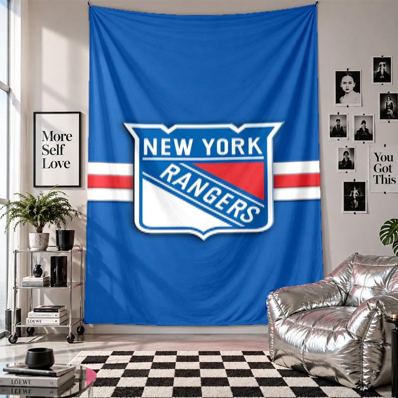 New York Rangers Wall Tapestry Home Decor Wall Hanging Cloth for Bedroom Living Room Background