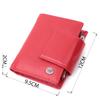 Women's Vertical Wallet Made of Genuine Leather ST Leather 22704 Red