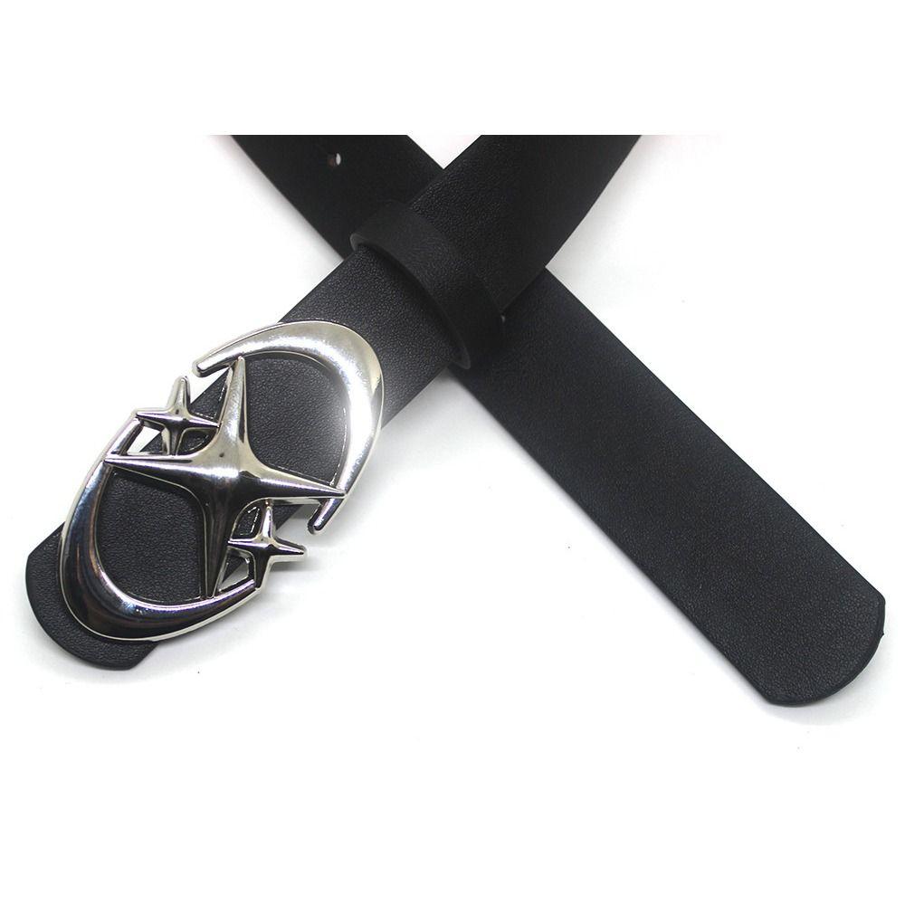 Панк Y2k Ремень Луна Звезда Дизайн Панк Ремень Винтаж Декоративный Ремень Мужчины Женщины