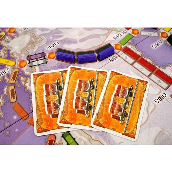 Ticket to Ride Nordic, популярная корейская игра