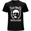 Xhaxhi Мужская футболка Five Finger Death Punch, 5FDP Мужская футболка с коротким рукавом, Круглый вырез, Хлопок, Легкая, Свободный крой(1)