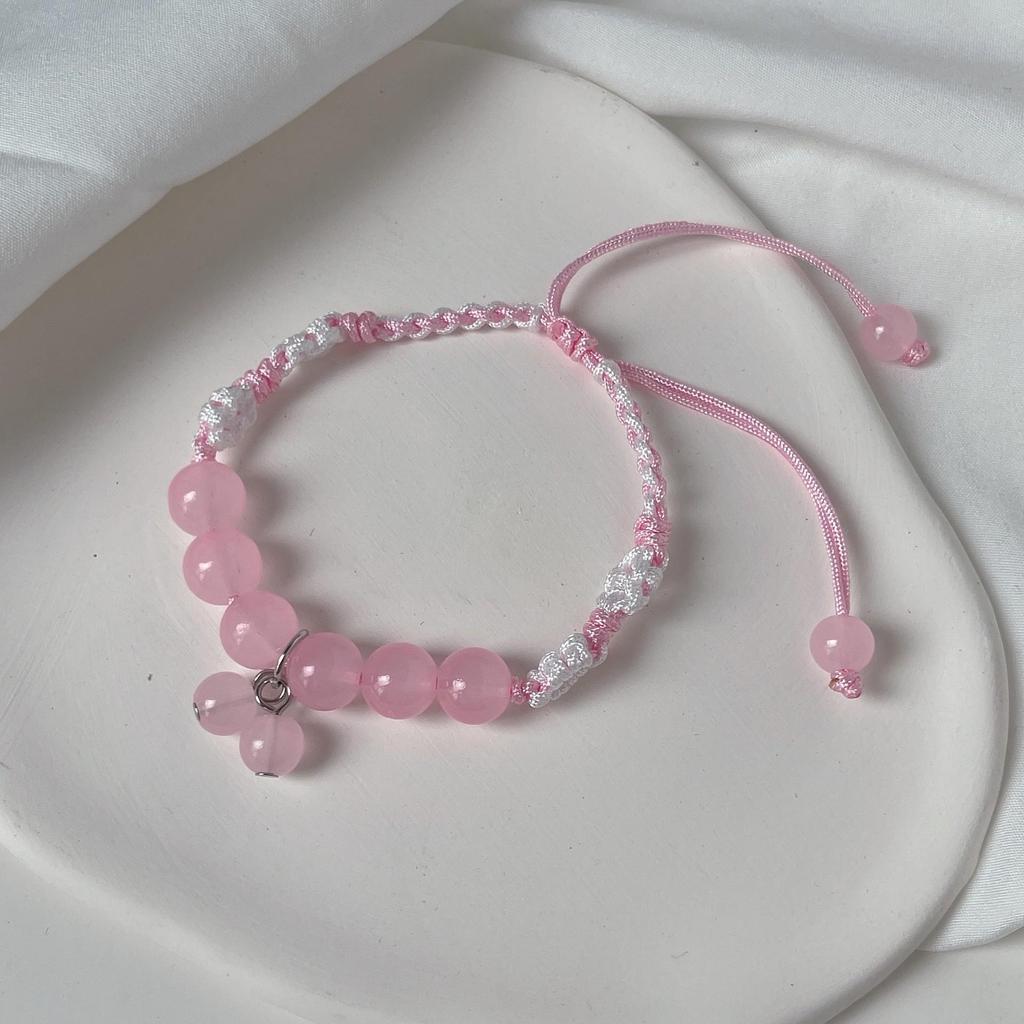 2025 Retro Chinese Camellia Braided Bracelet: Elegant, Ethnic-Style Design for Women