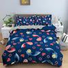 Dragonfly Pattern Comfortable Duvet Quilt Cover Pillowcase Bedding Set Children Bedroom Decoration Home Textile