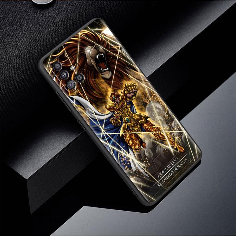 Чехол для телефона Samsung Galaxy A54 A52 A14 5G A53 A12 A13 A71 A23 A34 A33 A21s с изображением из аниме Saint Seiya