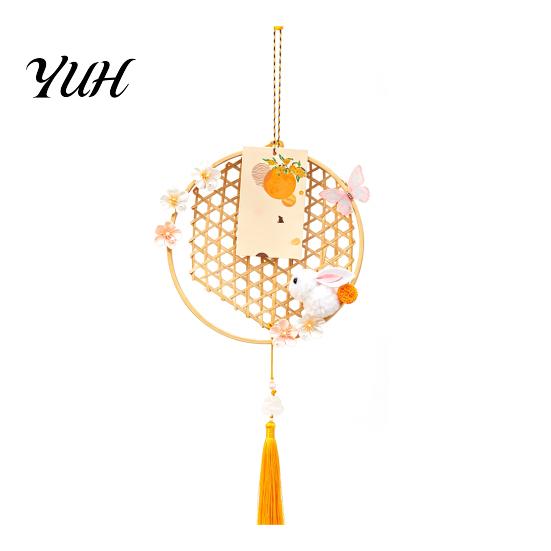 Easy Assembly Lantern Set Chinese New Year DIY Bamboo Woven Making Kit for Kids Creative Gift Children Adults, Traditional Decorative Hanging