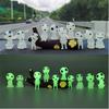 3D Ночник Кукла Миниатюрный Рождественский Пейзаж Кукла Украшение Дома Подарок Гостиная Хэллоуин Украшение Комнаты Светящийся Эльф