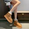 2024 Brand Women's Shoes Short Plush Women's Boots Fashion Sewing Daily Boots Women Hot Sale Round Toe Keep Warm Snow Boots
