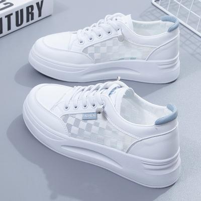 Дышащая уличная съемка модная обувь спортивная обувь на тонкой подошве женская и женская летняя универсальная новая сетчатая белая обувь