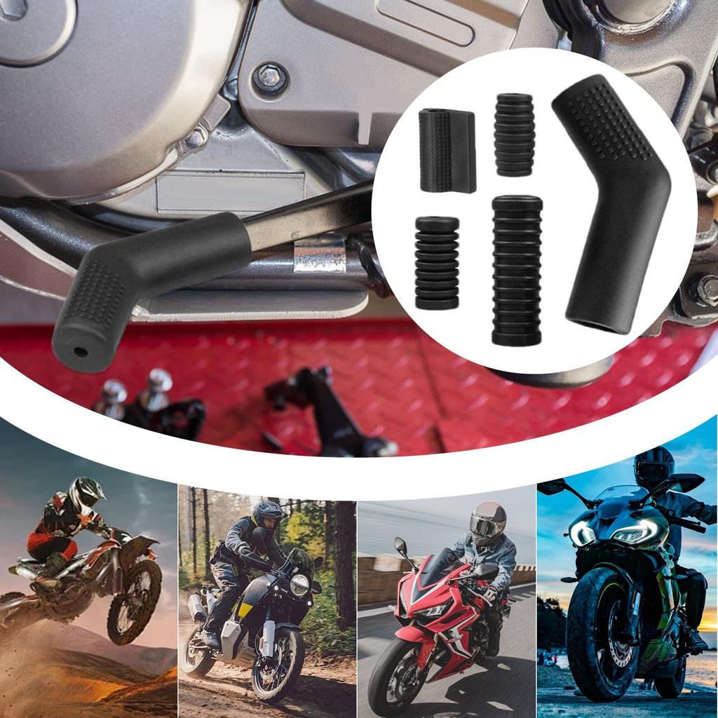 Gear Shift Lever Shoe Protector, Motorcycle Shift Lever Shoe Protector | 5X Anti-Slip Soft