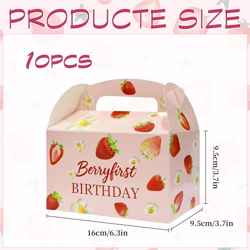 10PCS Paper Gift Packaging Box Empty Box Packing Case Cartoon Handhold Gift Boxes Baby Shower