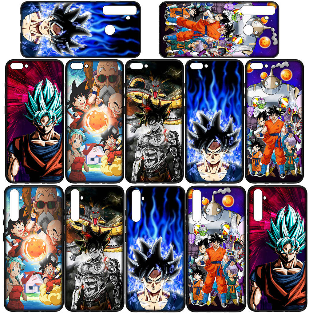 Для Samsung Galaxy S25 S24 S23 S22 Ultra FE Plus A17 A37 A57 A56 A55 A06 A16 A15 A36 A26 A35 A05 A25 A54 A34 Чехол для телефона Мультяшный Драконий Жемчуг Гоку