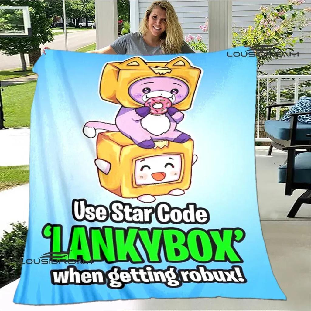 Lankybox Foxy Boxy милое одеяло теплое одеяло с фланцем мягкое и удобное одеяло домашнее дорожное одеяло подкладка для кровати подарок на день рождения
