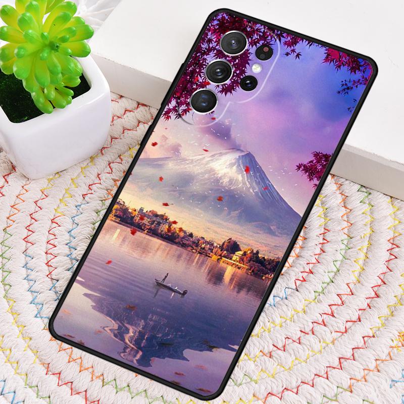 Силиконовый чехол для телефона с изображением горы Фудзи для Samsung Galaxy note 10 pro S26 S25 S24 S23 S22 S21 Plus S25Ultra Чехол