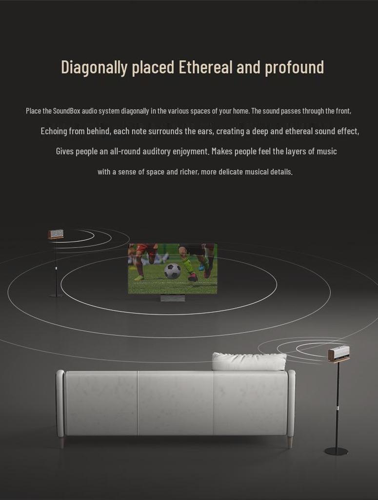 DOSS SoundBox MAX Bluetooth HIFI Speaker - Magic Brick for Home, Desktop, and TV Audio