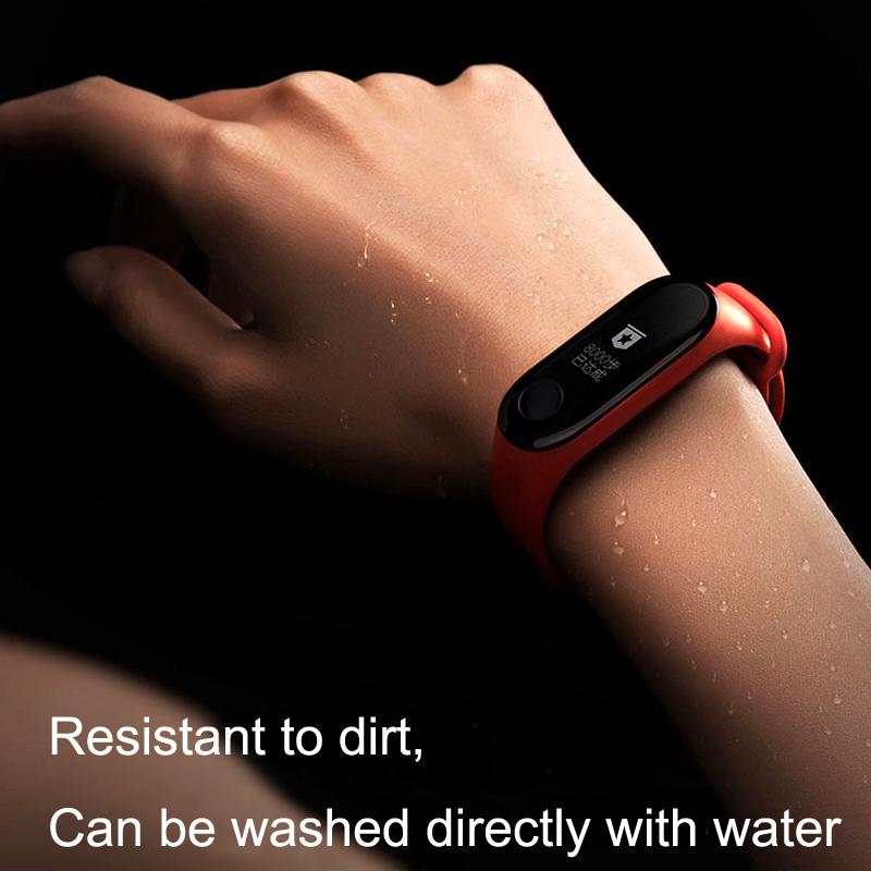 Браслет для Mi Band 6 5 4 3 спортивный ремешок для часов силиконовый ремешок аксессуары для браслета
