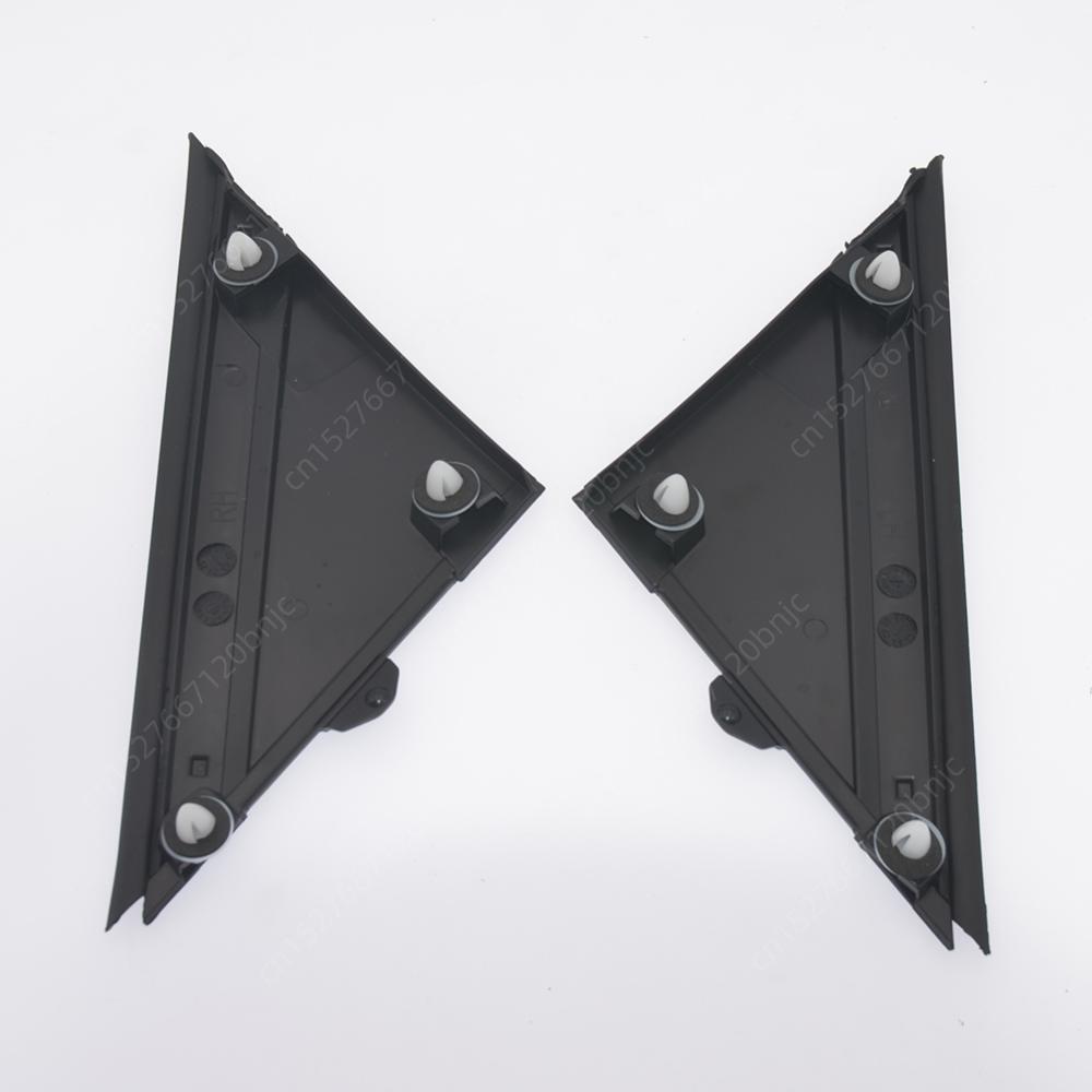 For FIAT 500 2012-2019 Molding Door Mirror Triangle Plate Cover Front Window A-pillar Triangle Matte Black 1SH17KX7AA 1SH16KX7AA