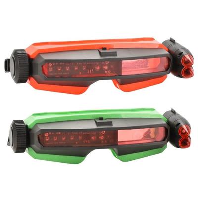 2 шт. Светодиодные лучи лазерная игра регулируемые крутые очки простые лазерные стреляющие очки игрушка для детей