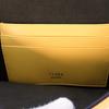 FENDI  8BS039 Shoulder Bag yellow leather Women