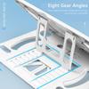 Notebook Stand 8 Levels Angle Adjustable Portable Foldable Laptop Support Stand Ergonomic Laptop Stand Riser for 14 in Laptop
