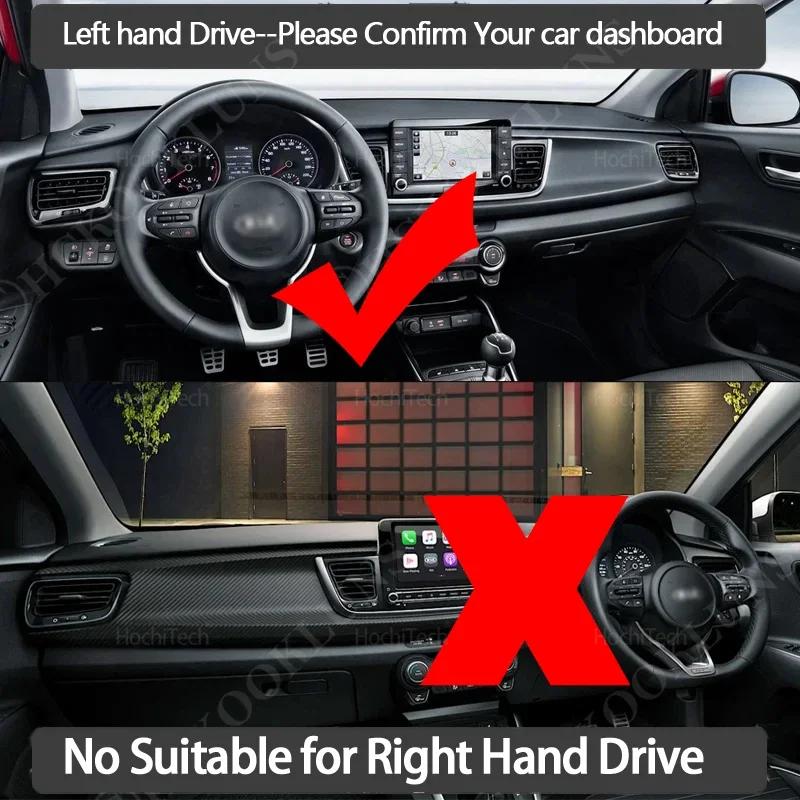 Car Accessories Dash Board Sunshade Anto-UV Carpet Dashboard Cover Protective Pad for Kia Rio 4th Gen 2017 2018 2019 YB