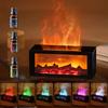300ml Air Humidifier & Aroma Diffuser with Colorful Fireplace Flame, Essential Oil Diffuser and Aromatherapy Machine, Remote Con