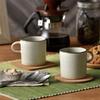 4/8/12pcs Cork Coasters for Drinks Teacup Coffee Cup Round Absorbent Coasters Cold Hot Beverages Drink Coaster for Bar Kitchen
