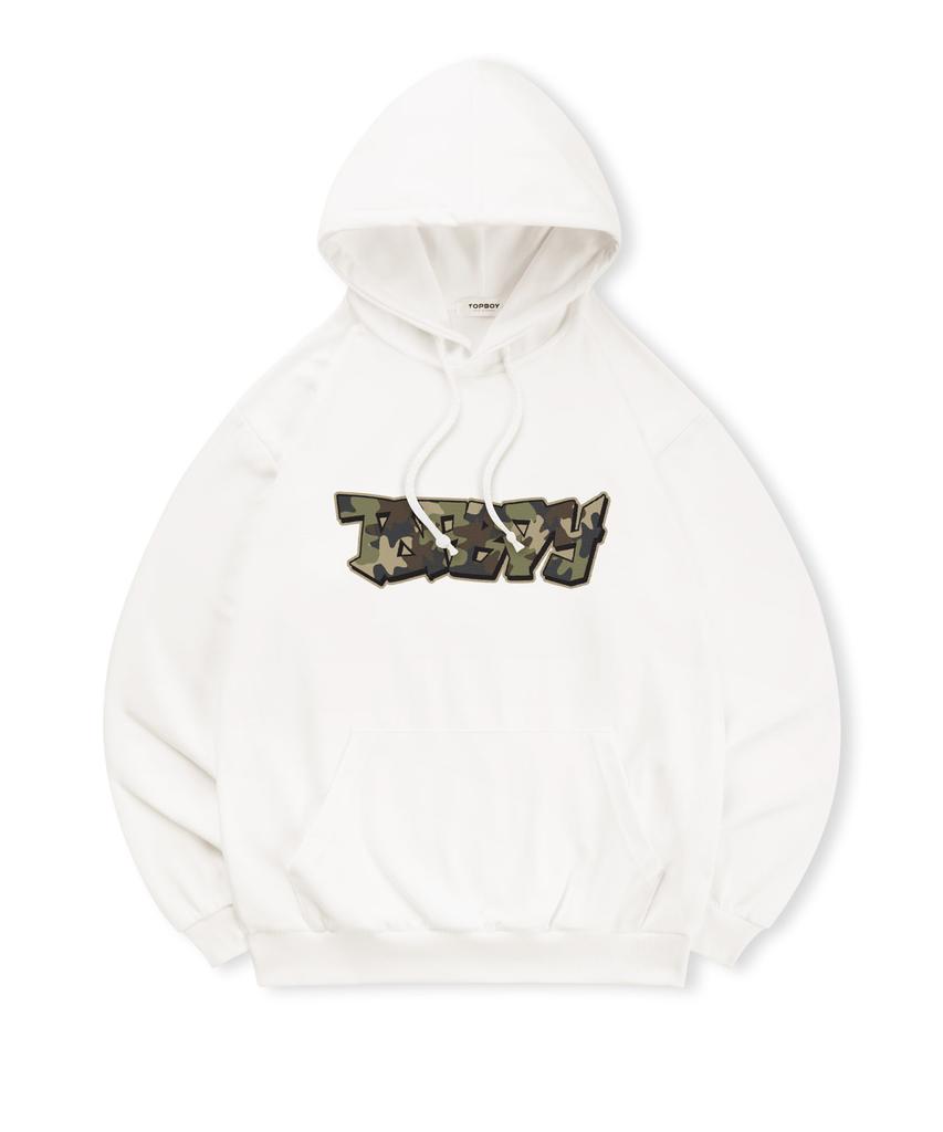 [Без флиса или с флисом] Толстовка с капюшоном с принтом Camo Vibe (Тип Б)