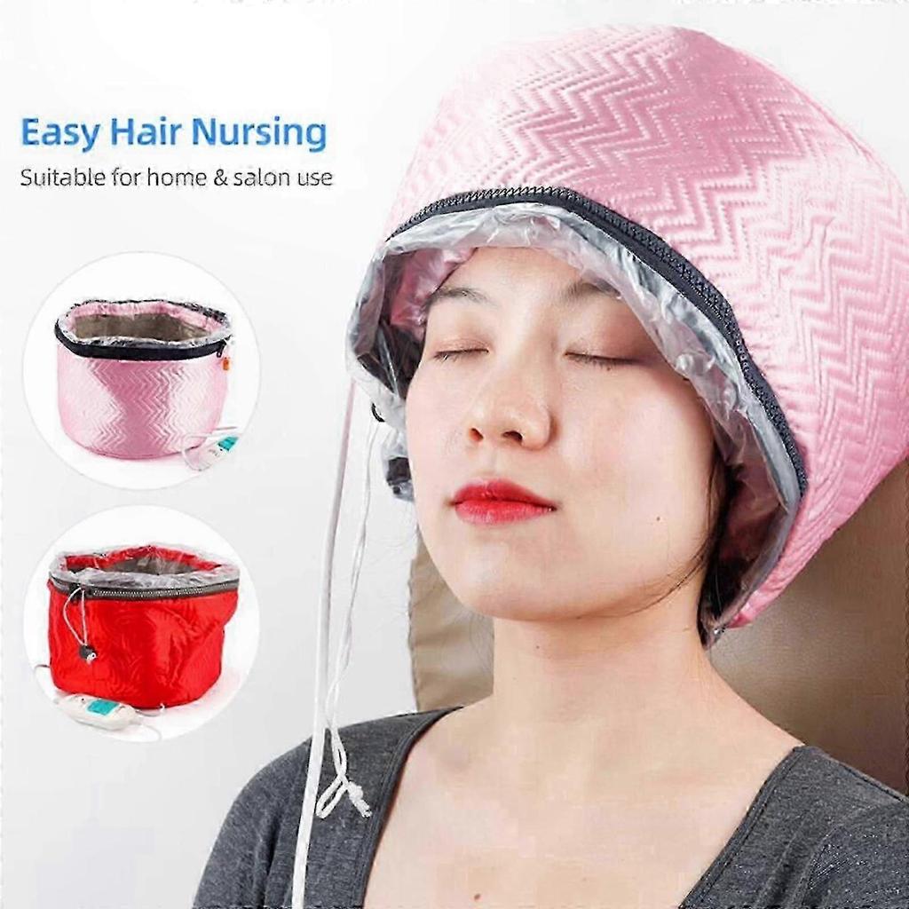 Thermal Hair Treatment Cap with Heating and Steaming Function for Salon Quality Care at Homepink Edition 1210