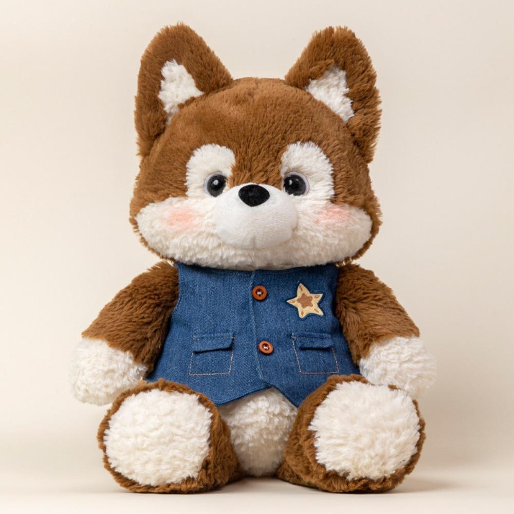 Волк Хаски Бегущий Мягкий Животный Костюм Платье Мягкая Кукла Кролик Медведь Мягкий Для Детей