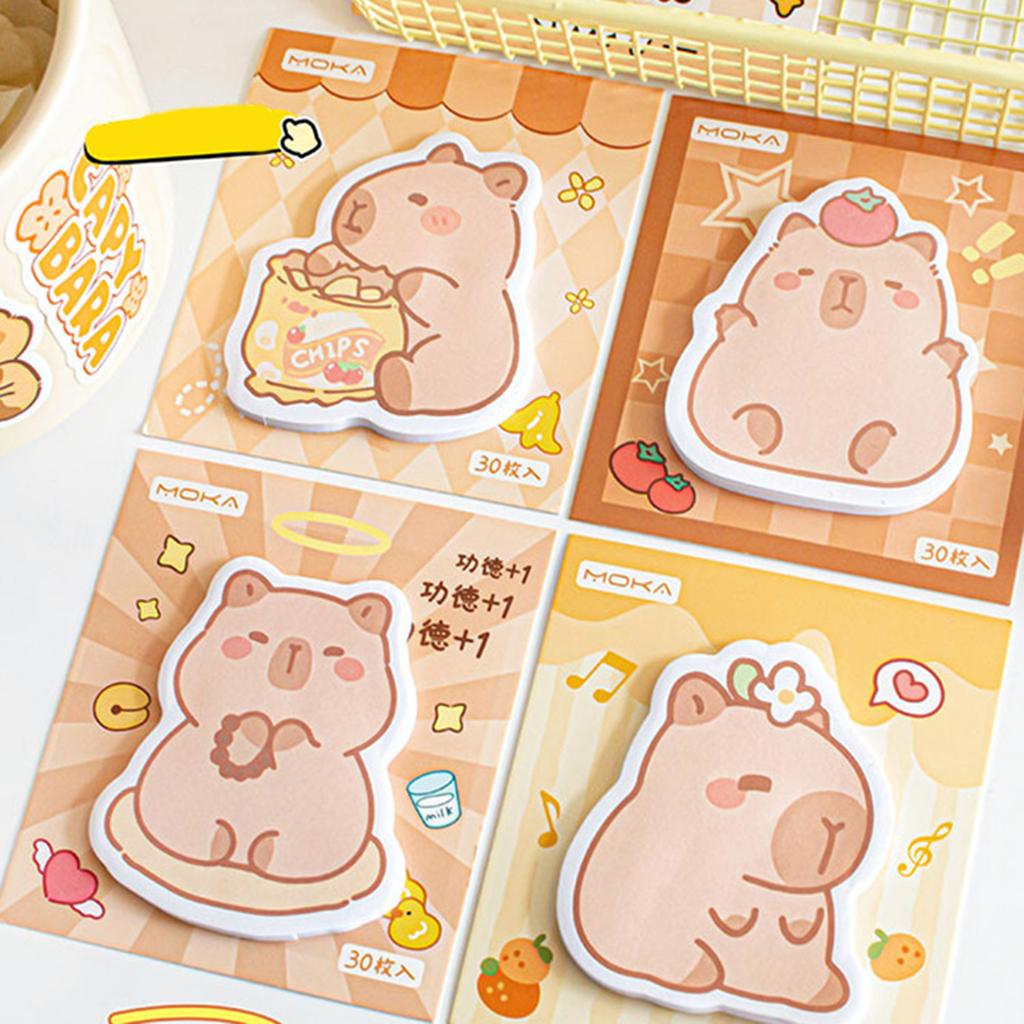 8Pcs Self-Adhesive Stick Notes Pad Cartoon Shape Stick Notes Stick Pad Removable Stick Notes Notepads Stick Note Pad Set
