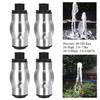 4x Stainless Steel Frothy Fountain Nozzle Bubbling Waterscape Pond Sprayhead
