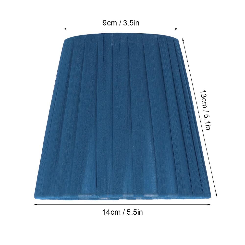 6PCS Clip On Design Cloth Lampshade Lightweight Wall Lamp Shade  Chandelier Replacement