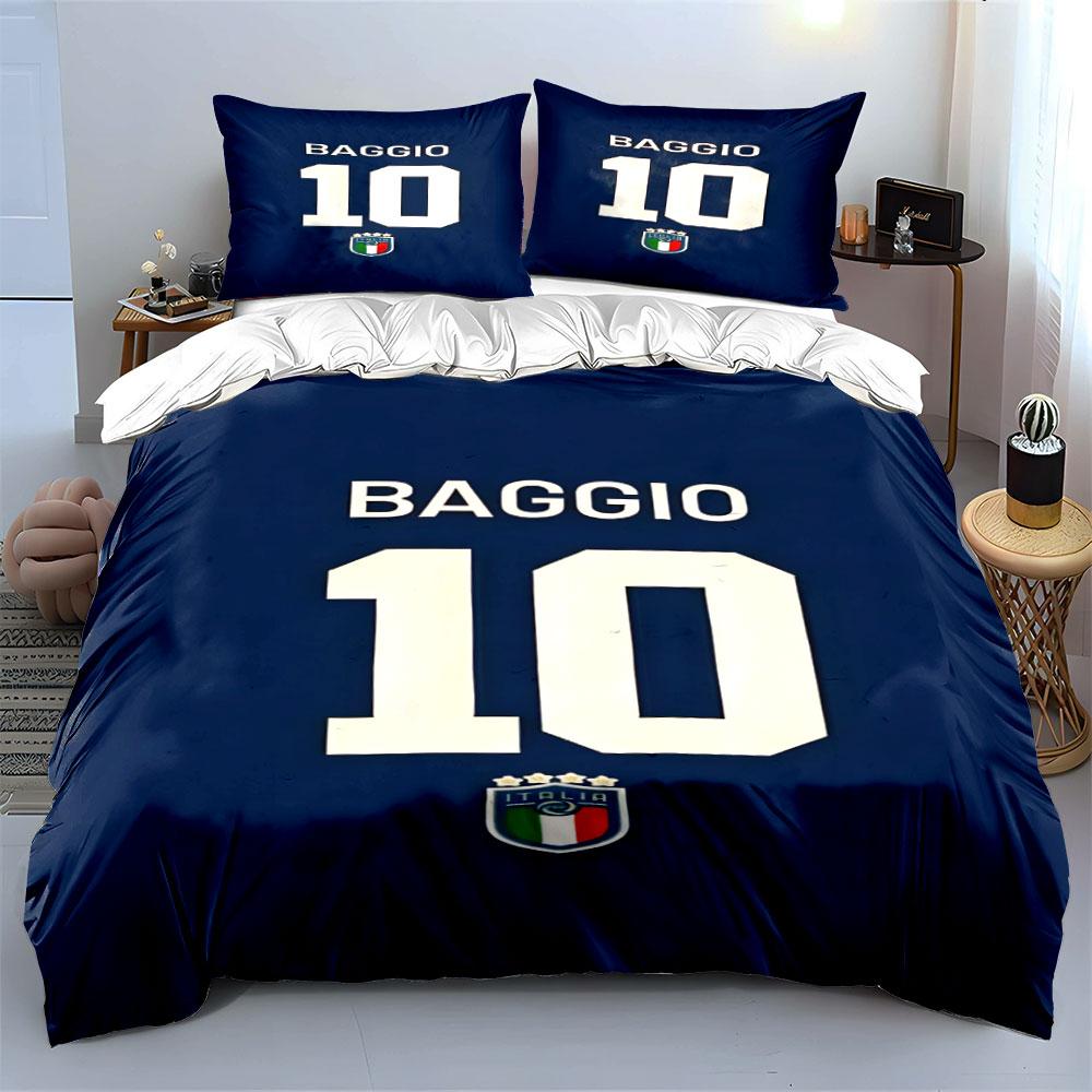 Blue jersey design pattern. Bedding sets Duvet cover sets Duvet covers Pillowcases(1 * Duvet Cover 2 * Pillowcases, without duvet insert)