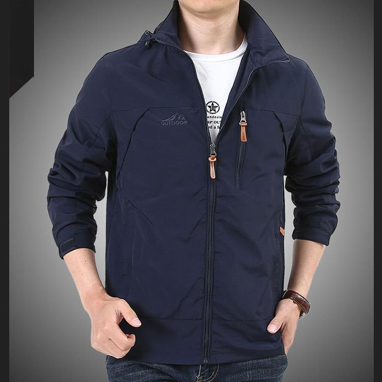 Осенняя мужская куртка-карго с капюшоном, ветровка, пальто для пешего туризма, рыбалки, тактическая мужская одежда, дышащие куртки-бомберы