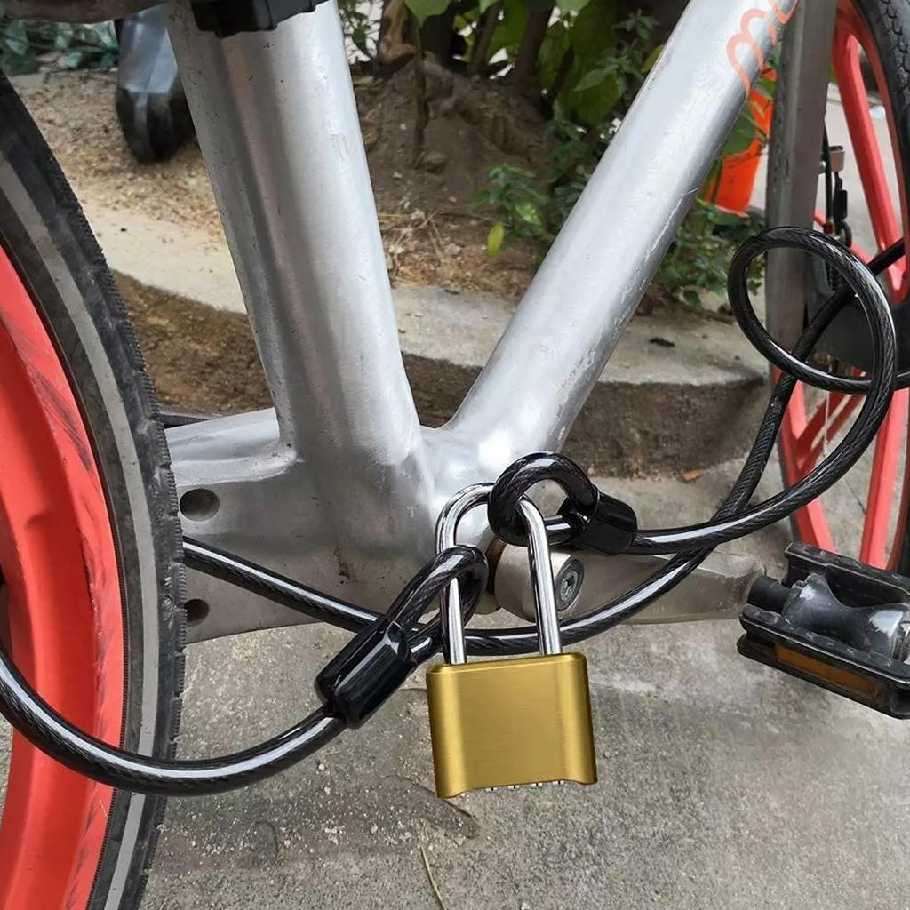 4 Digit Combination Padlock Weatherproof Resettable Heavy Duty Combination Padlock for Outdoor