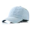 Hip Hop Sun Hat Solid Color Peaked Hat Casual Denim Baseball Cap  Girl